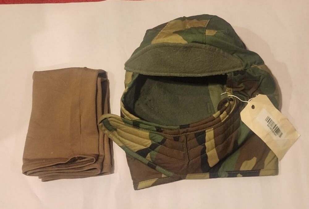 US Military FR Neck Gaiter & ACU Cold Weather Hood Lot – USGI